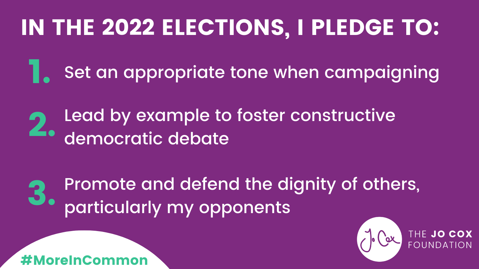 2022 Civility Pledge
